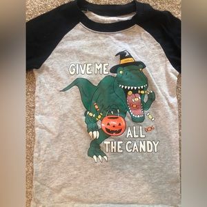 Kids 6T Dinosaur Halloween Shirt